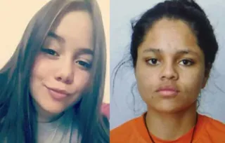Fotos foram divulgadas pela PM para auxiliar na identificação das jovens desaparecidas | Divulgação/PM