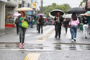 Imagem ilustrativa da imagem Final de semana será chuvoso em Ponta Grossa