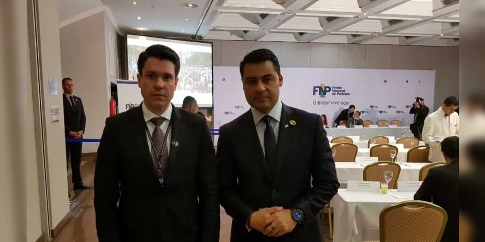 Marcus Vinícius Freitas e Marcelo Rangel participaram do encontro na capital federal