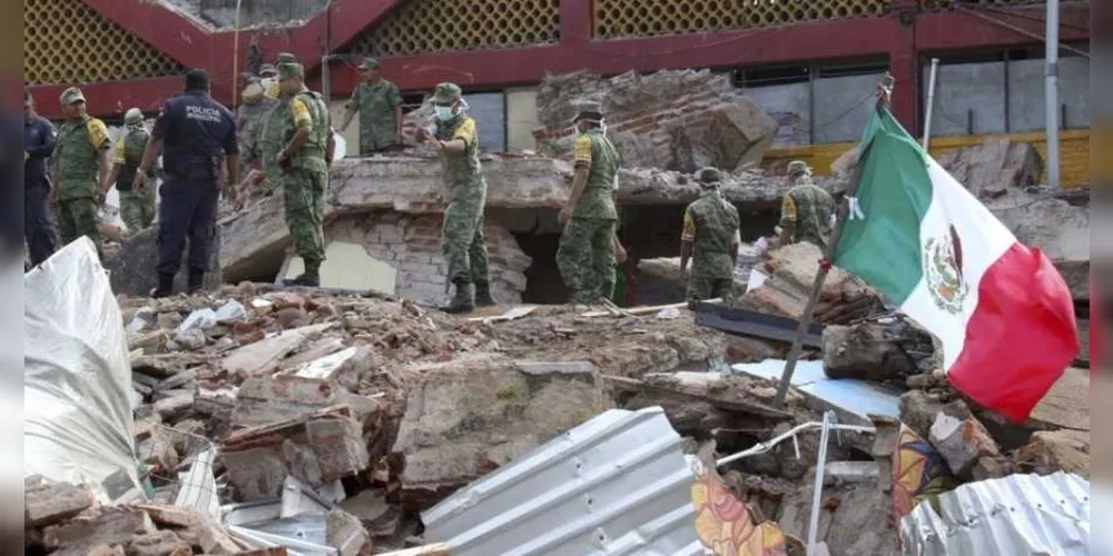 A Secretaria de Governo do México elevou para 273 o número de mortos pelo terremoto da última terça-feira/Foto: Reprodução UOL Notícias