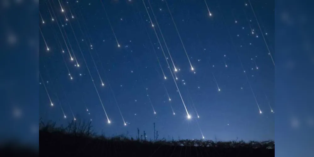 Os meteoros do cometa Halley são conhecidos por serem muito rápidos, riscando o céu com velocidade superior a de outros meteoros./Foto: Divulgação Thinkstock