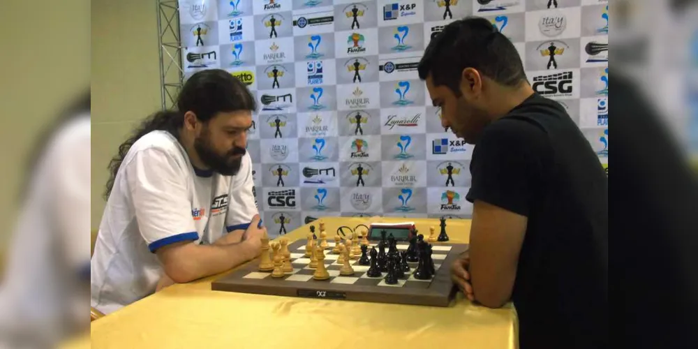 Imagem ilustrativa da imagem PG sedia torneio relâmpago de xadrez no 1º Aberto do Brasil