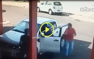 Imagem ilustrativa da imagem Vídeo flagra roubo de caminhonete em Carambeí