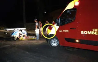 Imagem ilustrativa da imagem Ciclista fica ferido em acidente com carro em Uvaranas