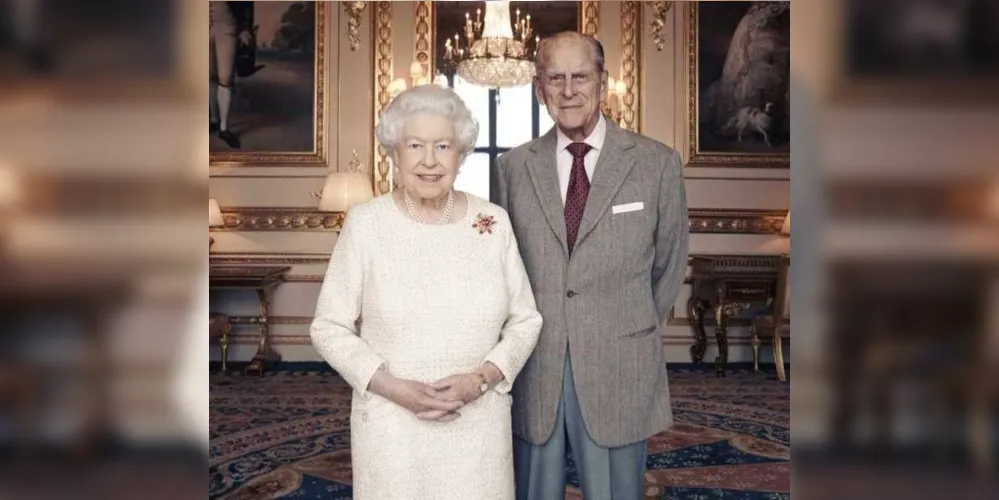 A monarca britânica, de 91 anos, e o duque de Edimburgo, de 96, se casaram em 1947/Foto: Divulgação Getty Images