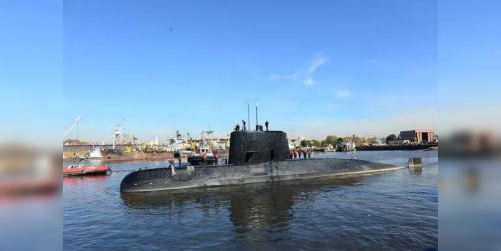 O último relato do submarino foi registrado na madrugada de quarta-feira passada/Foto: Divulgação Marinha da Argentina