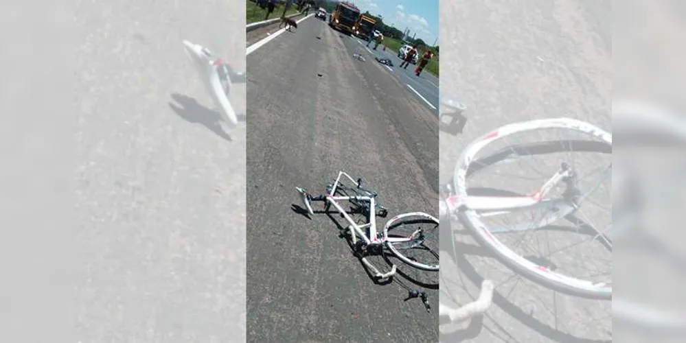 Imagem ilustrativa da imagem Ciclista morre após acidente na BR-376 em PG