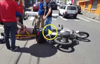 Imagem ilustrativa da imagem Motorista sofre ameaças após acidente com moto