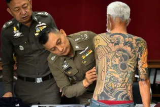 Ele foi preso graças às fotos de suas tatuagens, que viralizaram na internet/Foto: Divulgação Stringer/Reuters