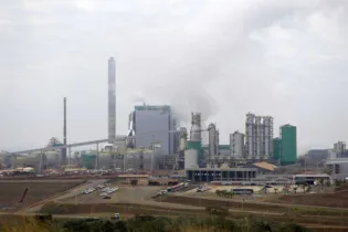 Nova fábrica da Klabin, orçada em R$ 7 bilhões, em Ortigueira/Foto: Divulgação ANPr
