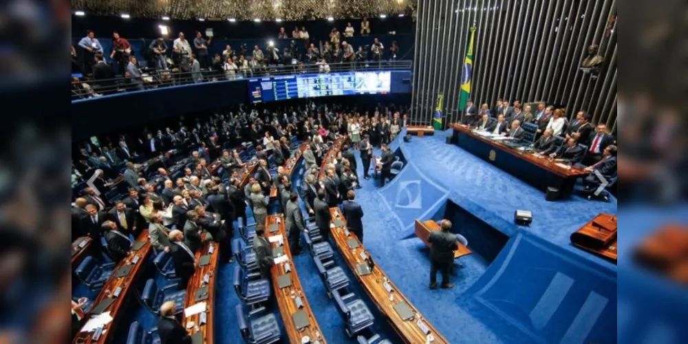A votação no Senado durou pouco mais de três horas/Foto: Divulgação Agência Brasil