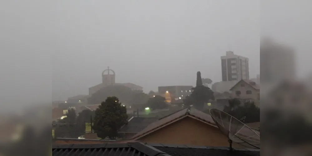 Imagem ilustrativa da imagem Chuva forte atinge várias regiões de Ponta Grossa