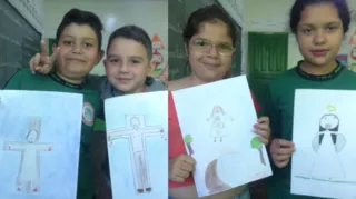 Imagem ilustrativa da imagem Jesus Cristo é tema de texto e desenhos em Jaguariaíva