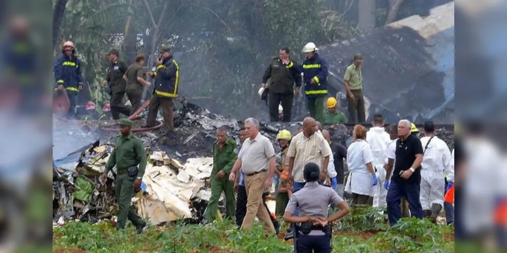 Cento e dez pessoas morreram na queda do avião, pertencente à empresa aérea estatal Cubana de Aviação