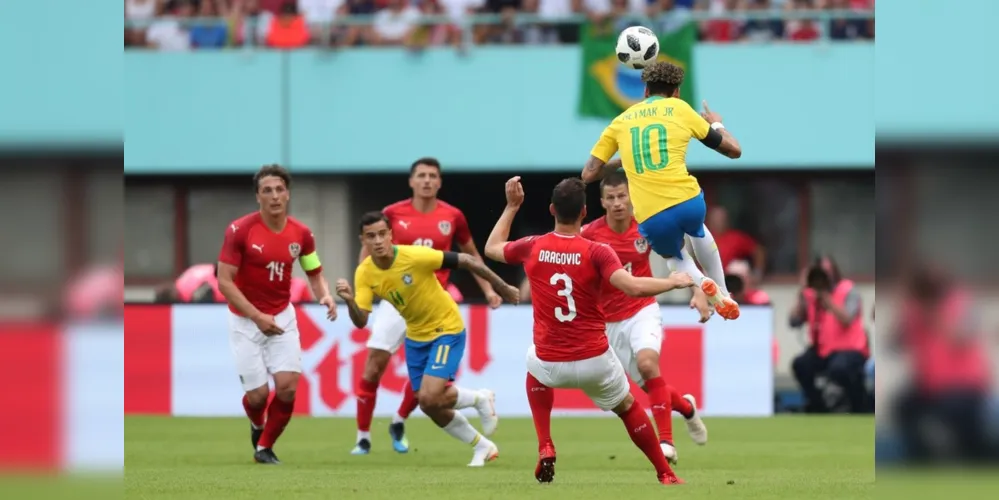Imagem ilustrativa da imagem Em último teste antes da copa, Brasil vence Áustria por 3 x 0