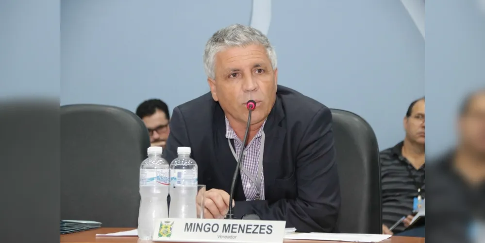 Mingo Menezes é autor do projeto aprovado pela Câmara