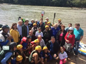 Parque Linear Reinhard Maack, às margens do Rio Tibagi, terá uma pista para competições oficiais de canoagem