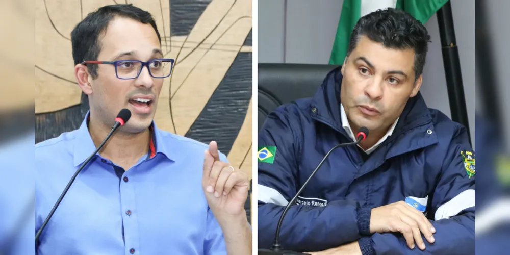Proposta de Pietro (a esquerda) foi sancionada por Marcelo Rangel (a direita)