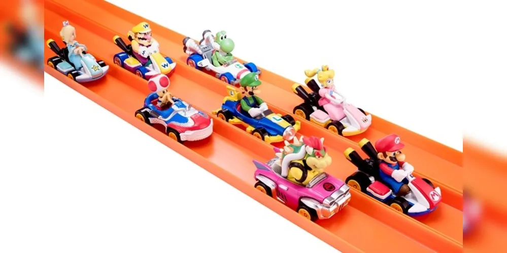 Imagem ilustrativa da imagem Hot Wheels anuncia linha especial de Mario Kart