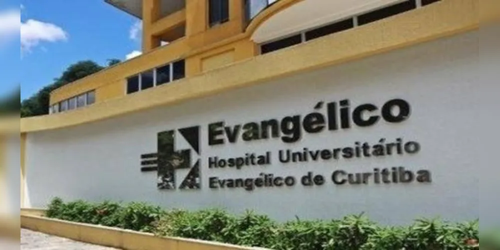 Bebê estava internado no Hospital Evangélico de Curitiba há mais de uma semana