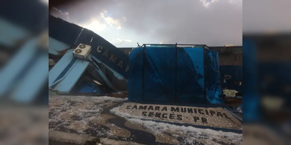 Imagem ilustrativa da imagem Tempestade de granizo provoca estragos em Sengés