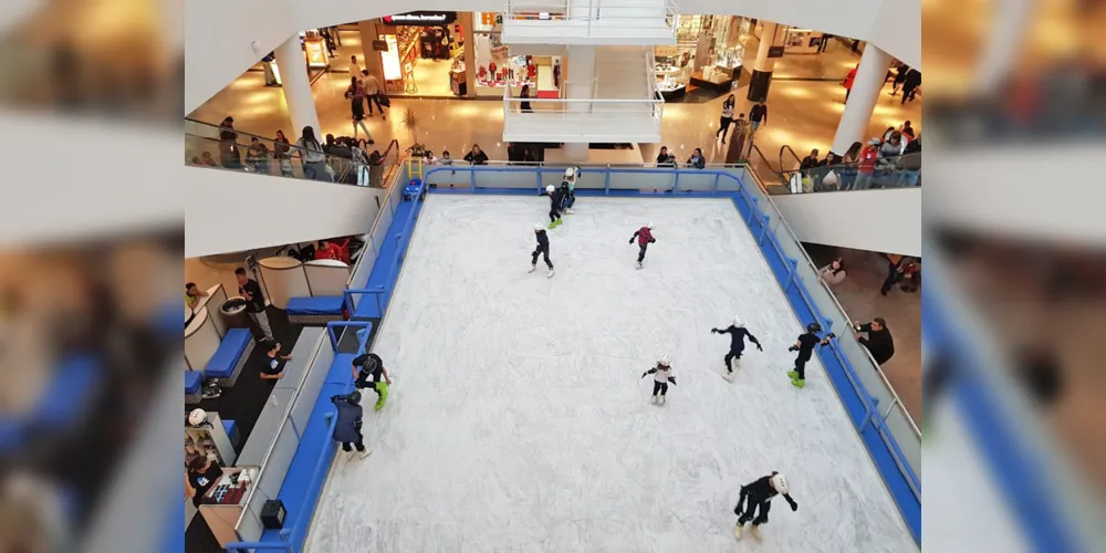 Imagem ilustrativa da imagem Palladium recebe pista de patinação gelo