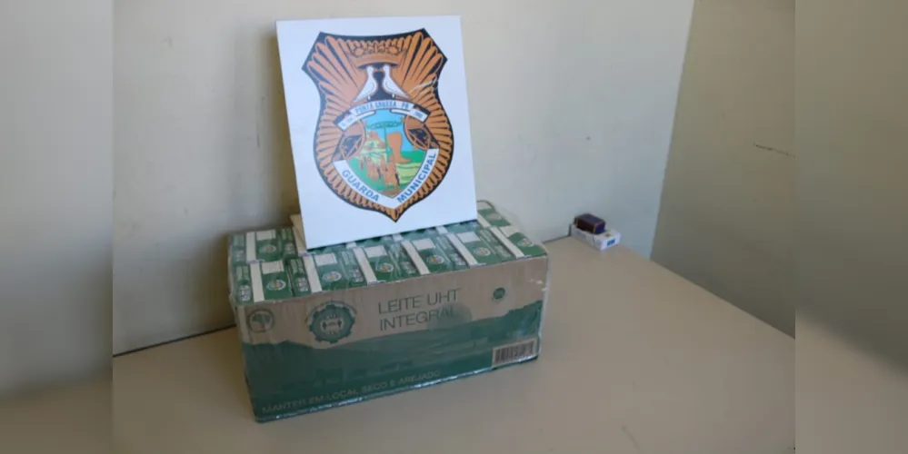 Imagem ilustrativa da imagem Guarda detém suspeito de furtar caixas de leite em PG
