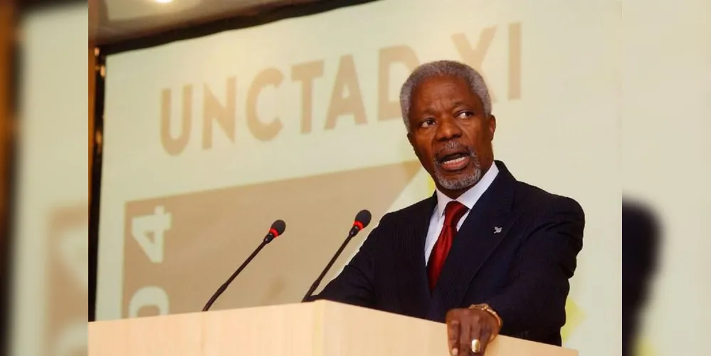 Imagem ilustrativa da imagem Morre o ex-secretário-geral da ONU Kofi Annan