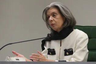 Brasília - A vice-presidente do Supremo Tribunal Federal, Cármen Lúcia discute no STF, os 10 anos da Lei Maria da Penha (José Cruz/Agência Brasil)