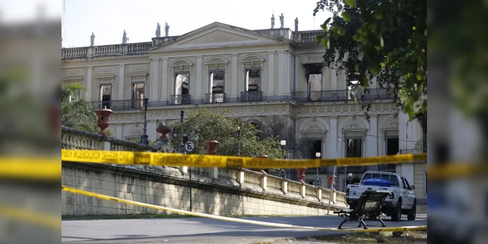 Museu Nacional foi destruído por um incêndio ocorrido em 2 de setembro