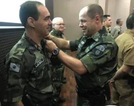 Imagem ilustrativa da imagem Militares de PG recebem divisas em cerimônia