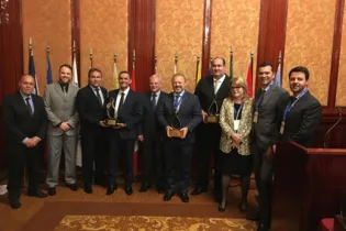 Comitiva da Copel recebeu o prêmio em Buenos Aires