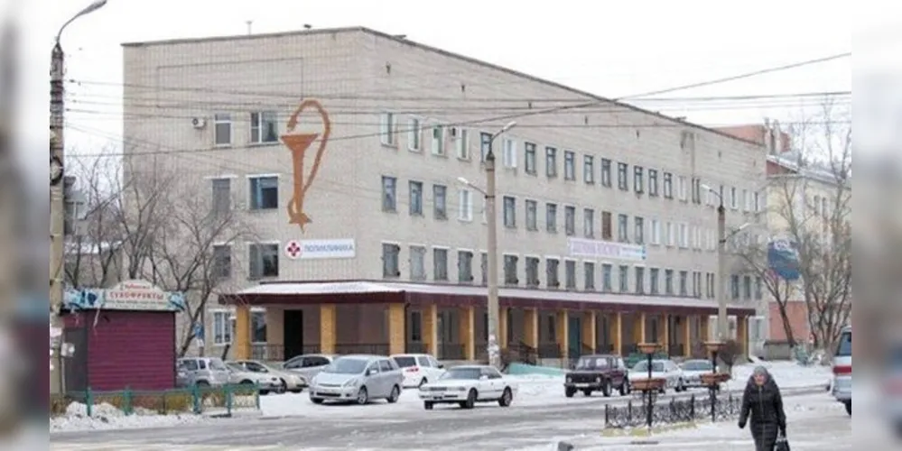 Hospital para o qual a 'morta-viva' foi levada na Rússia