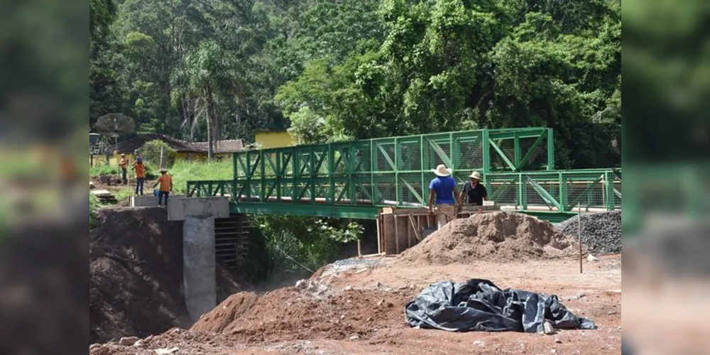 Imagem ilustrativa da imagem Prefeitura de Jaguariaíva constrói nova ponte