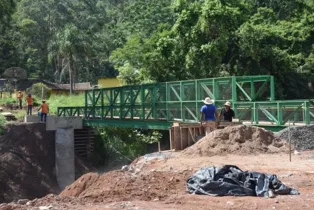Imagem ilustrativa da imagem Prefeitura de Jaguariaíva constrói nova ponte