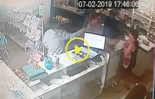 Imagem ilustrativa da imagem Vídeo mostra assalto com mulher baleada em PG