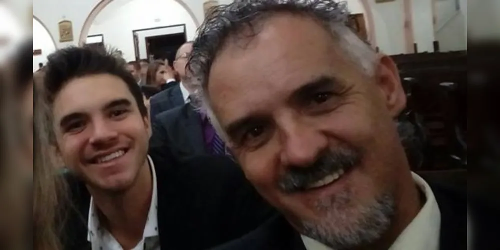 Florenal da Silva (dir.) e o filho André Luiz da Silva