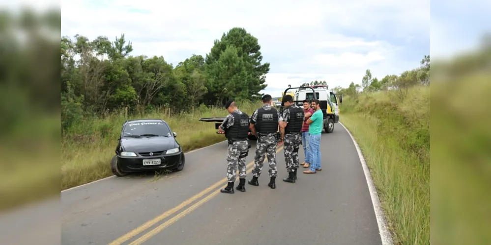 Confronto com policiais militares aconteceu na estrada que liga a Itaiacoca 