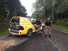 Polícia Militar bloqueou tráfego na rodovia para perícia no local