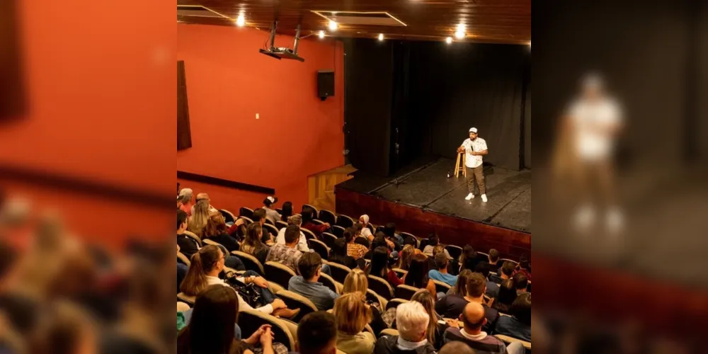 Humorista apresenta no auditório B do Cine Teatro Ópera no dia 29 de maio
