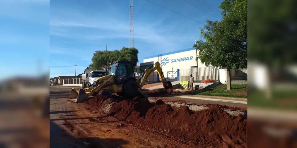 Sanepar mantém obras no sistema de abastecimento de Ponta Grossa 