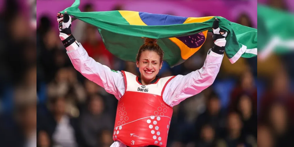 Com o ouro na categoria até 67 kg, Milena se tornou a primeira mulher brasileira campeã do taekwondo nos Pan-Americanos