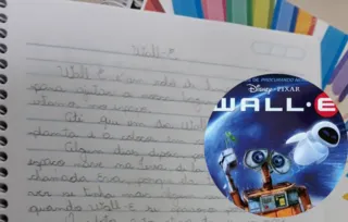 Imagem ilustrativa da imagem Quinto ano de PG produz resenha de ‘Wall-E’