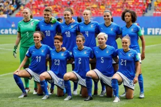 Seleção da Itália na Copa do Mundo de Futebol Feminino - França 2019. 
