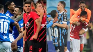 Cruzeiro, Athletico Paranaense, Grêmio e Internacional estão na disputa do título da competição