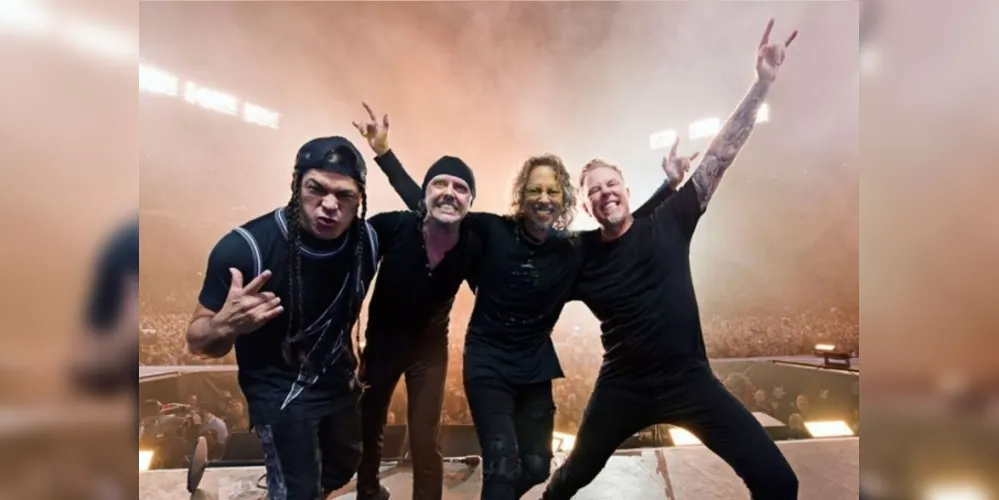 Será o primeiro show do Metallica na capital paranaense
