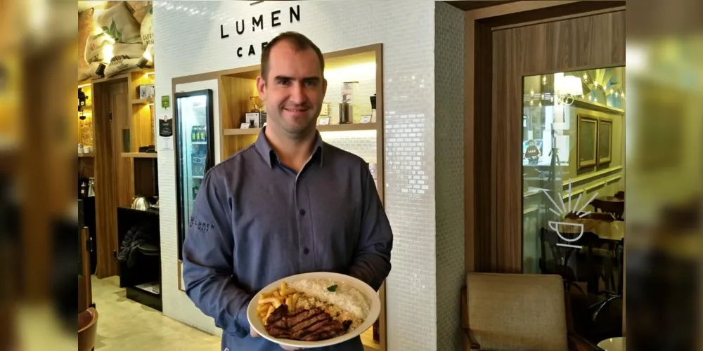 Imagem ilustrativa da imagem Lumen Café oferece almoço de segunda a sábado