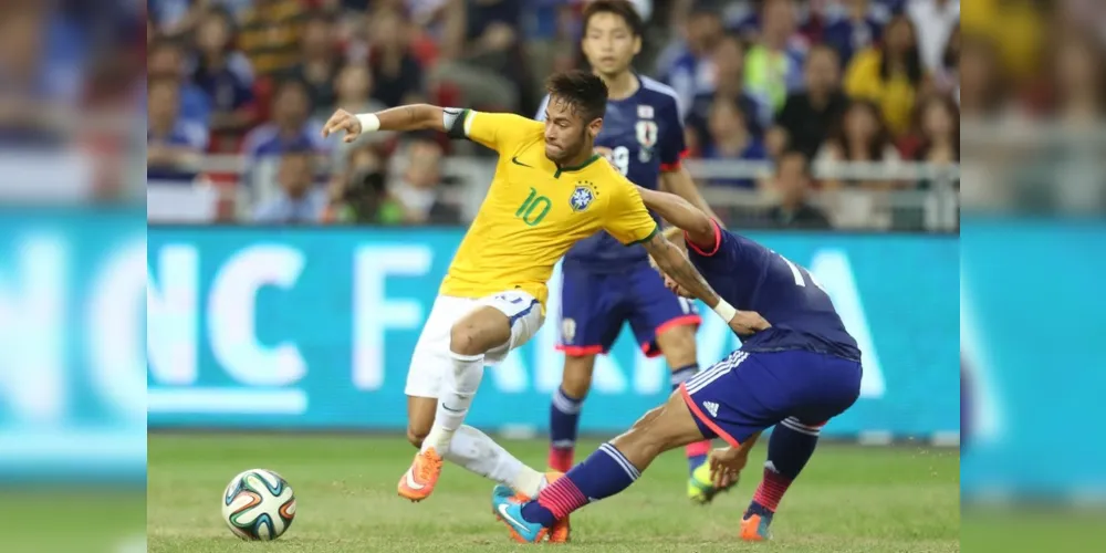 Em outubro de 2014, também em período de amistosos, o Brasil derrotou o Japão por 4 a 0, com quatro gols de Neymar