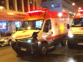 Imagem ilustrativa da imagem Acidente com ambulância em PG deixa duas pessoas feridas