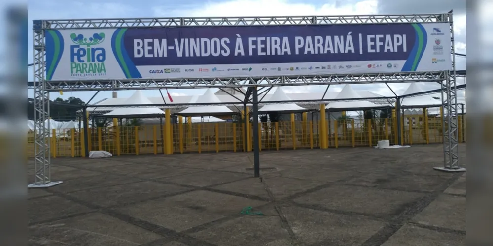 Imagem ilustrativa da imagem Últimos preparativos para abertura da Feira Paraná